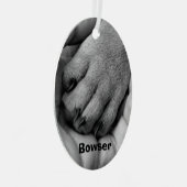 Uw foto, Afbeelding en nieuwjaarsfoto Metalen Ornament (Voorkant Rechts)