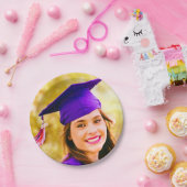 Uw foto-Afstuderen Papieren Bordje (Feest)