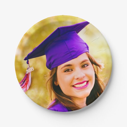 Uw foto-Afstuderen Papieren Bordje (Voorkant)
