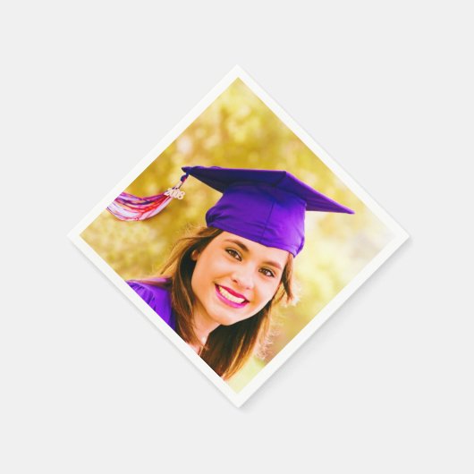 Uw foto Afstuderen Servetten (Hoek)