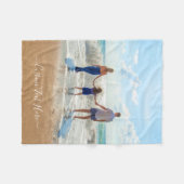 Uw Foto Baby Fleece Deken met aangepaste tekst (Voorkant (Horizontaal))