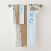 Uw foto badhanddoeken aangepaste tekst gepersonali bad handdoek (Insitu)