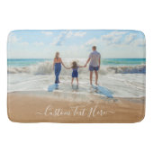 Uw foto badmat met aangepaste tekst (Voorkant)