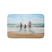 Uw foto badmat met aangepaste tekst (Voorkant)