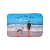 Uw foto badmat met aangepaste tekstnaam (Voorkant)