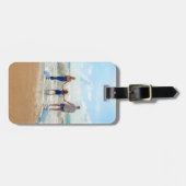 Uw foto-Bagagelabel met aangepaste tekstnaam Bagagelabel (Voorkant horizontaal)