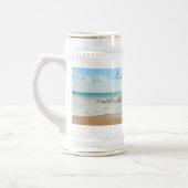 Uw foto Bier Stein met aangepaste tekst Bierpul (Links)