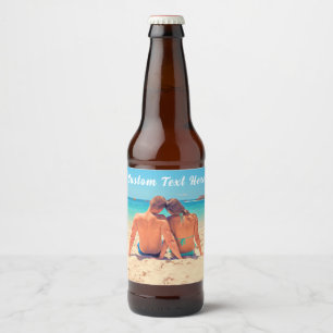Uw foto bierflesetiketten Voorbeeld aangepaste tek Bier Etiket