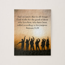 Uw foto Bijbel Verse Romans 8:28 Legpuzzel