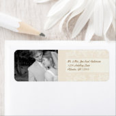 Uw foto Bruiloft  Pioen Damask Etiket (Insitu)