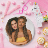 Uw foto Bruiloft Twee Bruiden LGBTQ Papieren Bordje (Feest)