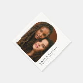 Uw foto Bruiloft Twee Bruiden LGBTQ Servet (Hoek)