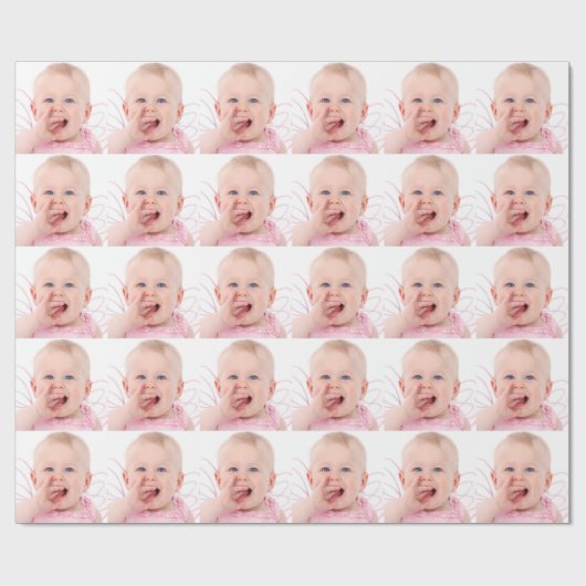 Uw foto cadeaupapier (Vlak)