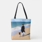 Uw Foto Canvas tas Ywith aangepaste tekst (Achterkant)