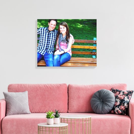Uw foto Canvas Wrap Print (Insitu (Woonkamer))