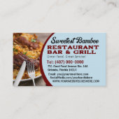 Uw foto Chef Cook Restaurant Catering Services Visitekaartje (Voorkant)