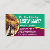 Uw foto Chef Cook Restaurant Catering Services Visitekaartje (Voorkant)