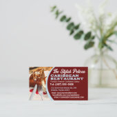 Uw foto Chef Cook Restaurant Catering Services Visitekaartje (Staand voorkant)