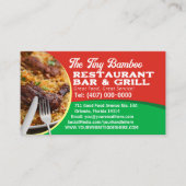 Uw foto Chef Cook Restaurant Catering Services Visitekaartje (Voorkant)