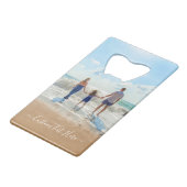 Uw Foto Credit Kaart Bottle Opener Aangepaste teks Creditkaart Flessenopener (Voorkant Gekanteld)