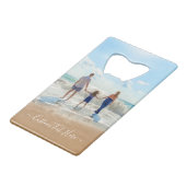 Uw Foto Credit Kaart Bottle Opener Aangepaste teks Creditkaart Flessenopener (Achterkant Gekanteld)