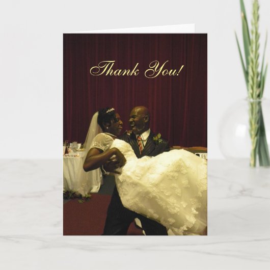 Uw foto dank je wel bedankkaart (Voorkant)