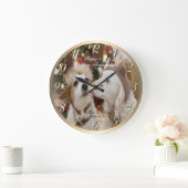 Uw foto diamanten 25e trouwdag grote klok (Huis)