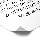 Uw foto-dog-gedicht poster (Hoek)