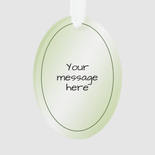 Uw foto - Elegant Gold Ruched Satin Kijk uit Ornament (achterkant)