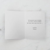 Uw foto Elegant Grey Striped Cat Sympathcard Kaart (Binnen)