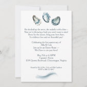 Uw foto Elegant Oyster Roast 1e Jubileum Kaart (Voorkant)