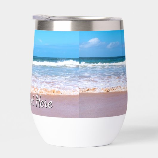 Uw foto en aangepaste tekst gepersonaliseerd (Rechts)