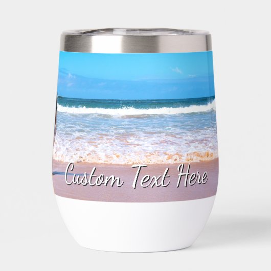 Uw foto en aangepaste tekst gepersonaliseerd (Achterkant)