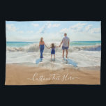 Uw foto en aangepaste tekst keukenhanddoek<br><div class="desc">Aangepaste foto en tekst keukenhanddoeken - Unique Your Own Design - Gepersonaliseerde familie / vrienden of persoonlijke handdoeken / cadeau - Voeg Jouw tekst en foto toe - Formaat wijzigen en verplaatsen met aanpassingstool! Kies lettertype / grootte / kleur! Veel succes - wees gelukkig :)</div>