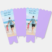 Uw foto en aangepaste tekst Popcorn Box voorbeeld Bedankdoosjes (Ongevouwen)