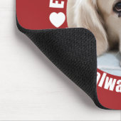 UW FOTO- EN Monogram Far Apart Love Mousepad Muismat (Hoek)