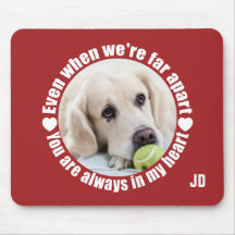 UW FOTO- EN Monogram Far Apart Love Mousepad