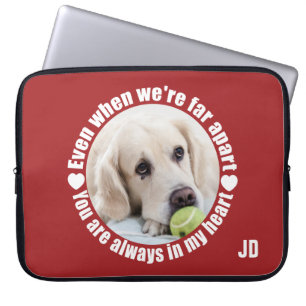 UW FOTO- EN Monogram-laptop op grote afstand Laptop Sleeve
