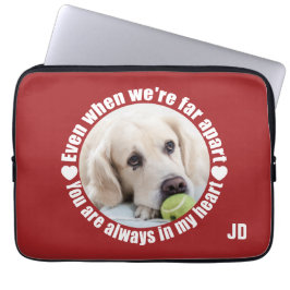 UW FOTO- EN Monogram-laptop op grote afstand Laptop Sleeve