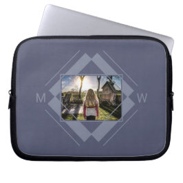 UW foto- en monogram-laptophoezen Laptop Sleeve