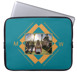 UW foto- en monogram-laptophoezen Laptop Sleeve