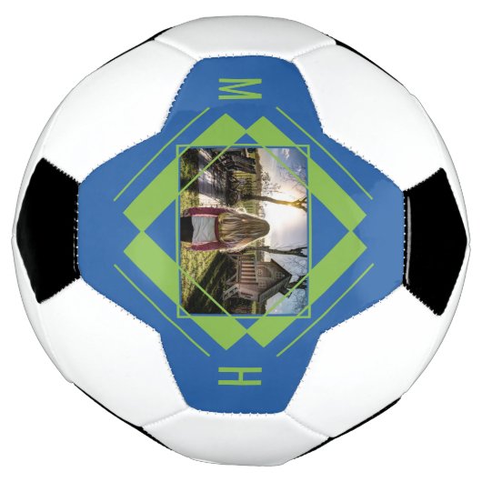UW foto- en monogram-voetbal Voetbal (Gedraaid)