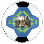 UW foto- en monogram-voetbal Voetbal (Voorkant)