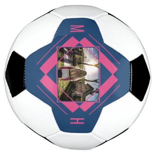 UW foto- en monogram-voetbal Voetbal (Gedraaid)