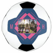 UW foto- en monogram-voetbal Voetbal (Voorkant)