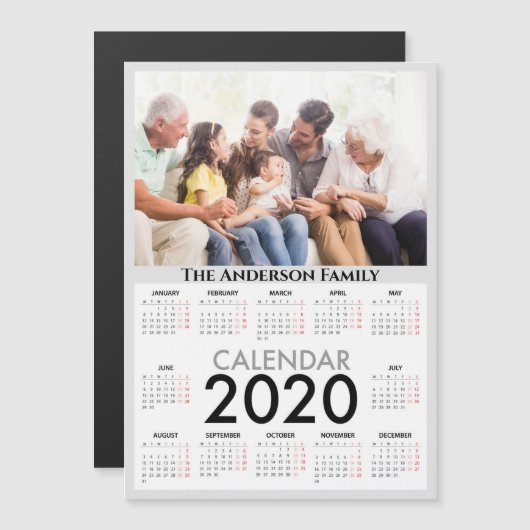 Uw foto en naam 2020 Agenda (Voorkant / Achterkant)