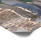 Uw foto en naam 2025 Agenda Faux Canvas Poster (Hoek)