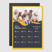 Uw foto en naam aanpasbare 2021Kalender (Voorkant / Achterkant)