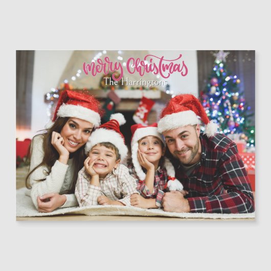 UW foto en naam (namen) Kerstmis (Voorkant)