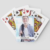 UW foto- en naamkaarten Pokerkaarten (Achterkant)